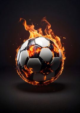 Soccer Ball Fire