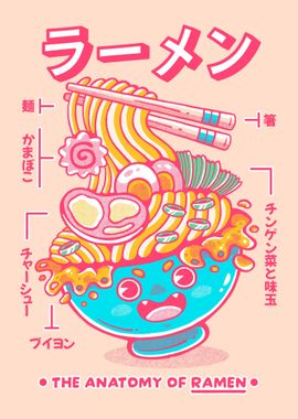 RAMEN ANATOMY pink