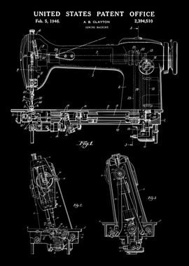 Sewing Machine Patent