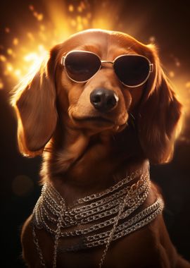 Dachshund Cool Sunglasses