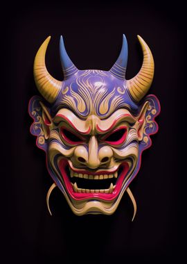 Japanese Oni Mask 02