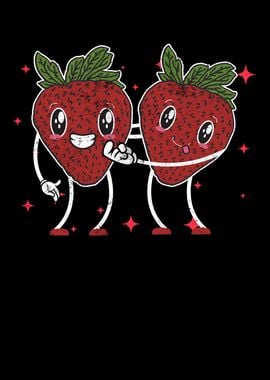 Cute Strawberry Couple