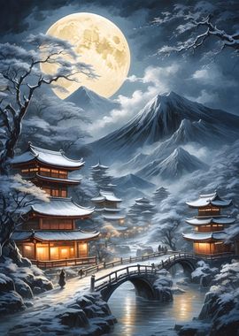 Japan Winter Landscape