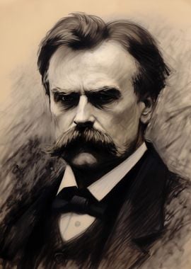 Friedrich Nietzsche Sketch