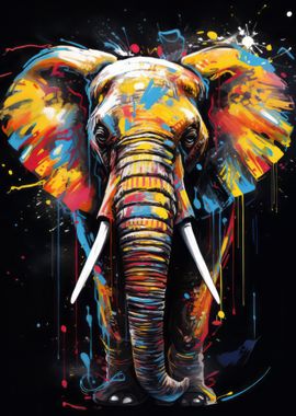 Elephant Abstract