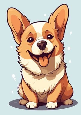 Cute Corgi Dog