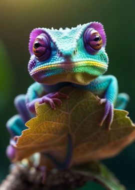  cute chameleon tiny