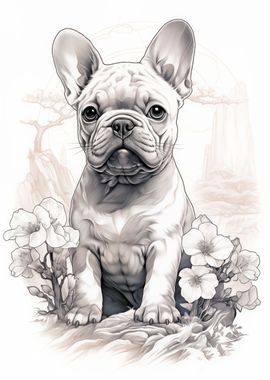 French Bulldog oriental 