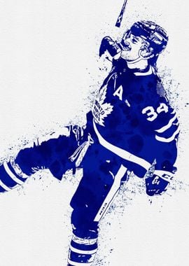 Auston Matthews Painting