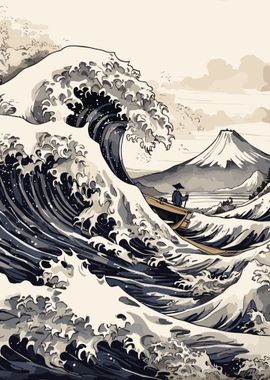 Vintage Wave off Kanagawa