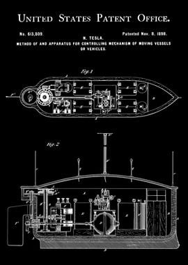 NIKOLA TESLA US PATENT