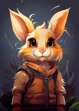 Little explorer rabbit