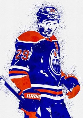 Leon Draisaitl Painting