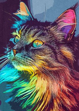 Rainbow Cat