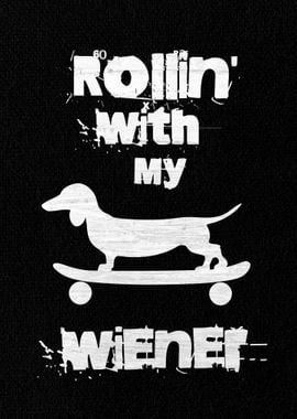 Skateboard Wiener Funny