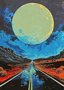 Road to the Moon Collage