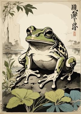 Vintage Japanese Frog