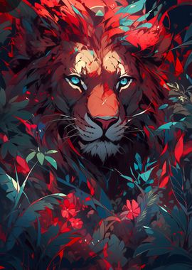 Vibrant Lion