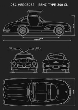 1954 Mercedes Benz 300 SL