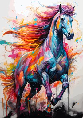 Horse Painting Animal