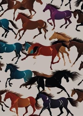 Horses Running 