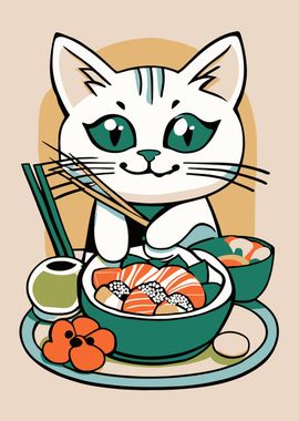 Sushi Sushi Sushi Cat