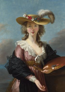 Portrait in a Straw Hat