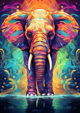 Elephant Abstract