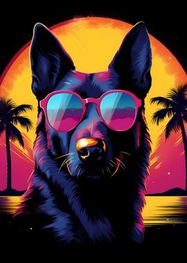 Miami Vice German Shepherd