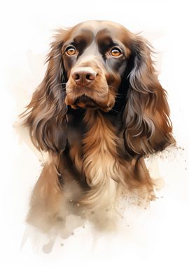 Field Spaniel portrait