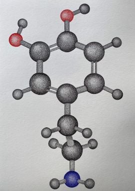 Dopamine Molecule