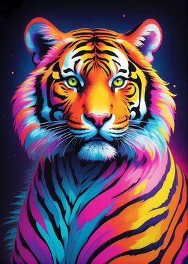 Psychedelic Tiger