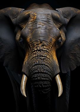 Cool Elephant Portrait