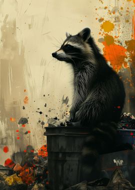 The Vintage Trash Raccoon