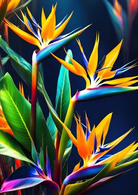 Bird of Paradise flowers