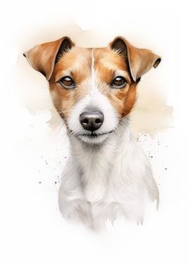 Jack russell portrait