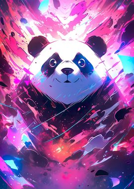 cute cartoon anime panda