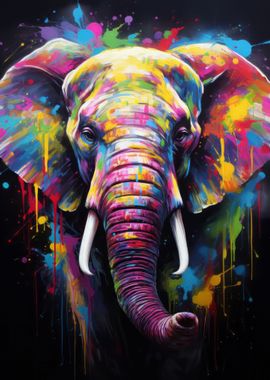 Elephant Abstract