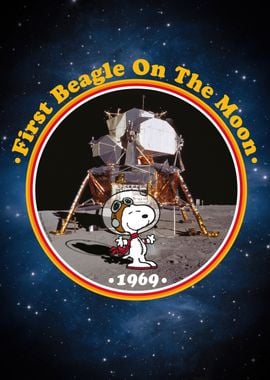 Snoopy on the Moon