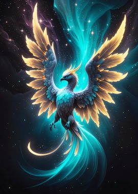 Mystical Phoenix Bird