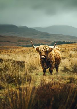 Majestic Cow Moorlands