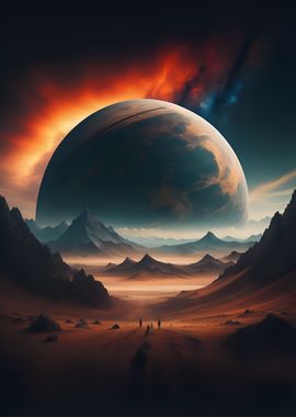 Space Sunset