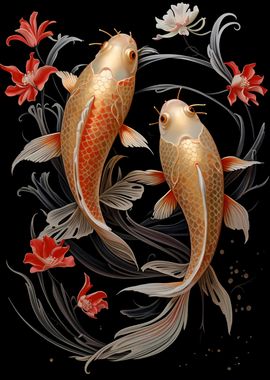 Aesthetic Koi Fish Japan