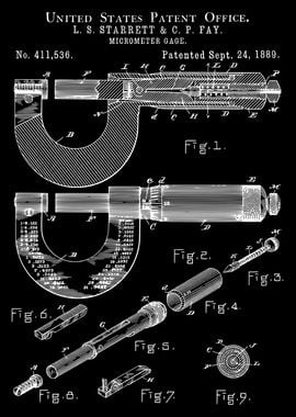 Micrometer gage patent