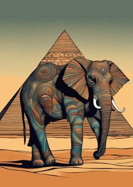 Elephant geometric 