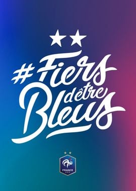 Fiers d'etre Bleus white