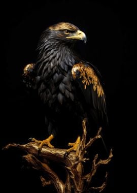 Gold Dark Eagle