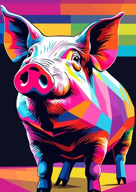 Pig Pop Art 2