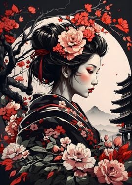 Japanese Girl Geisha