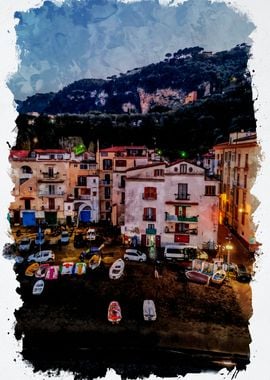 Coast of Sorrento Italy